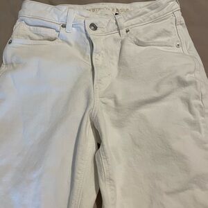 American Eagle Outfitters White Straight Leg Jeans